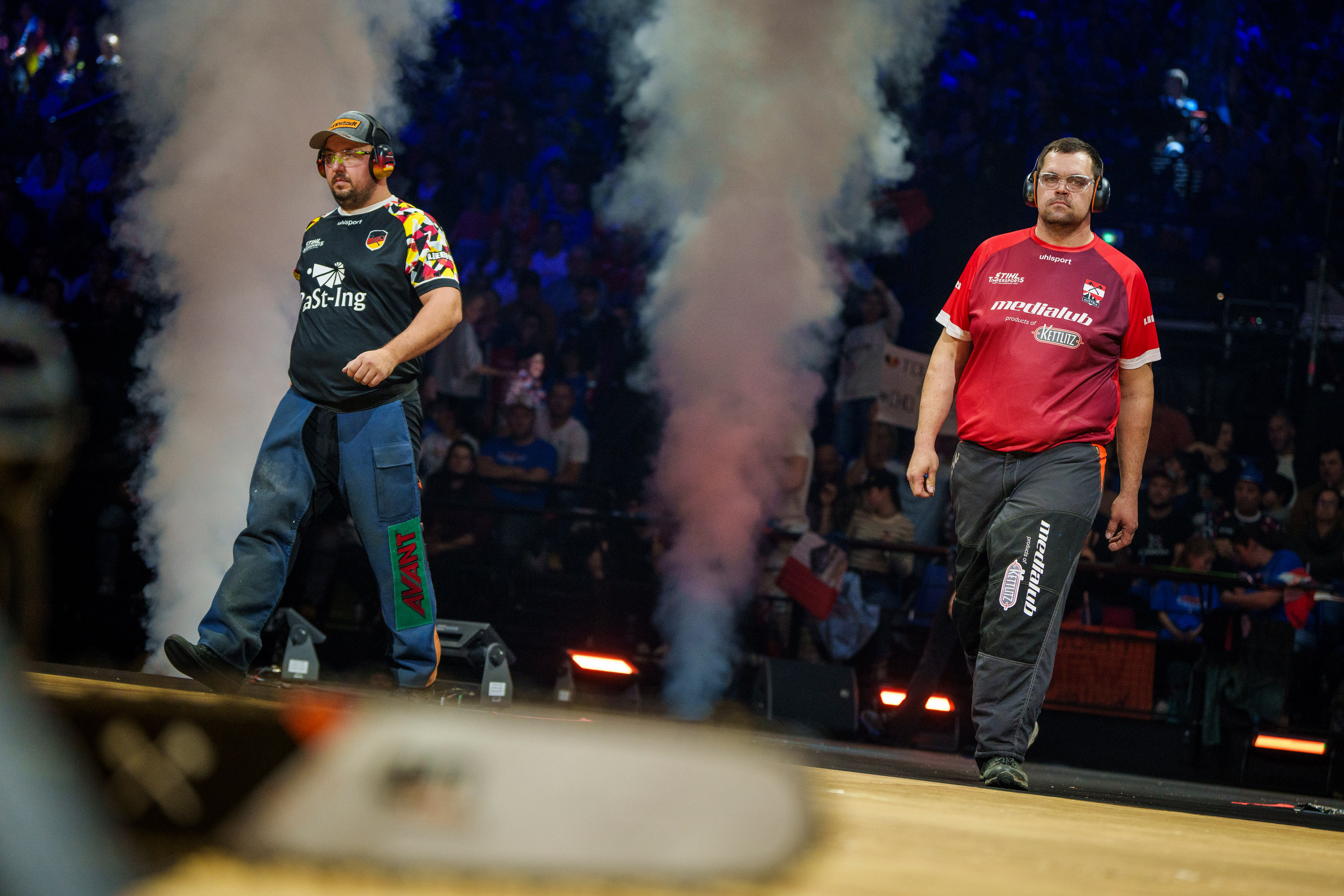 The two national champions Danny Martin (l.) and Armin Kugler last competed against each other at the World Championship.